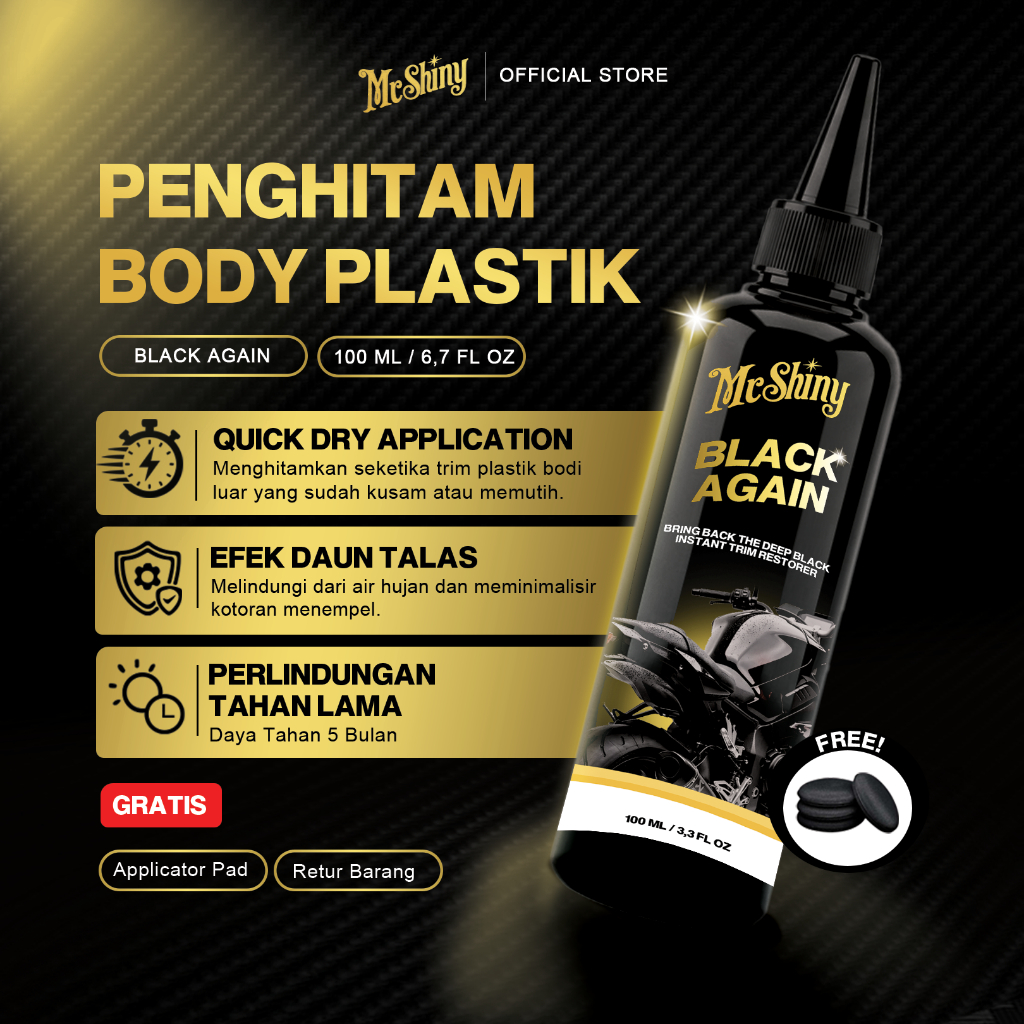 Penghitam Body Plastik